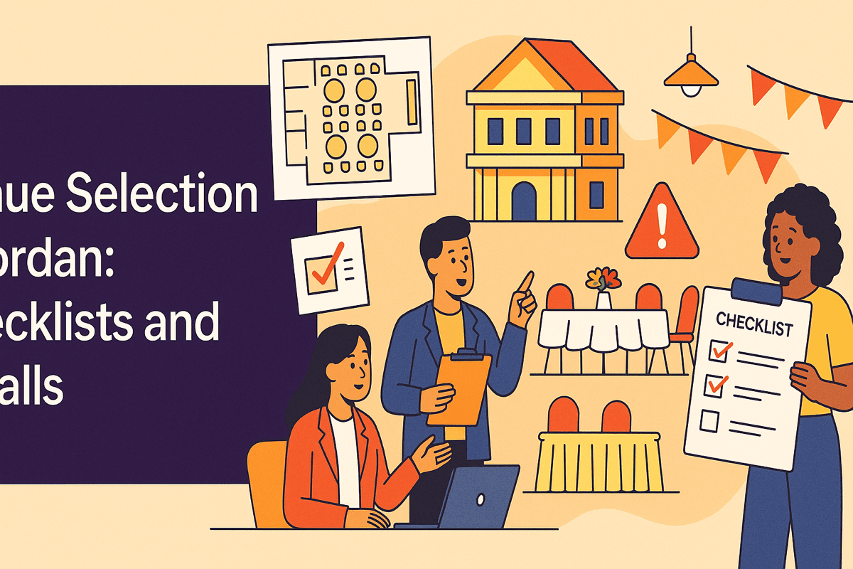 VENUE SELECTION IN JORDAN: CHECKLISTS AND PITFALLS
